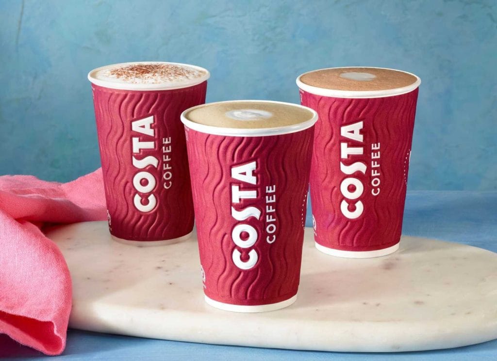 Costa – Student Discount 6 Costs Coffee