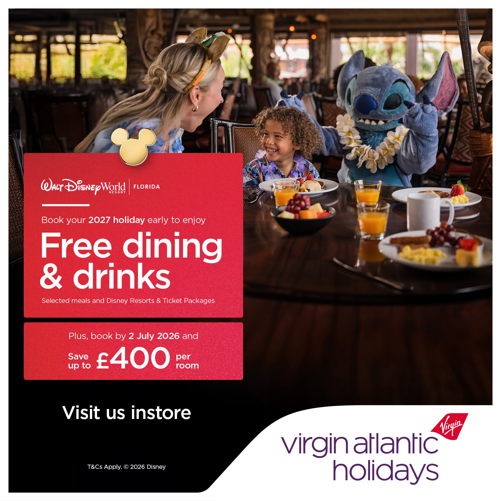 Virgin Atlantic Holidays – Walt Disney World Florida 2027 1 ShoppingCentre Web 1667x1667 1